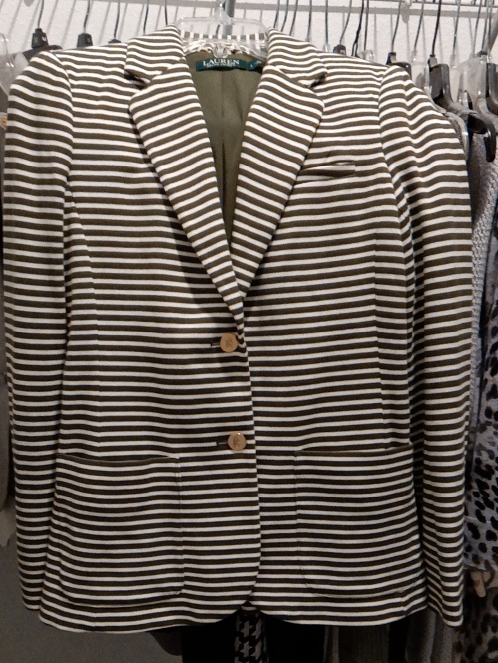 Lauren Ralph Lauren Striped Blazer